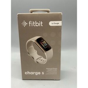 Fitbit Charge 5  (FB421GLW) Fitness Tracker Watch Soft Gold - Sealed